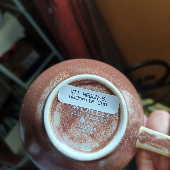 World Tableware HEDON-6 Hedonite Porcelain Cups-Set of 2 - Picture 4 of 6